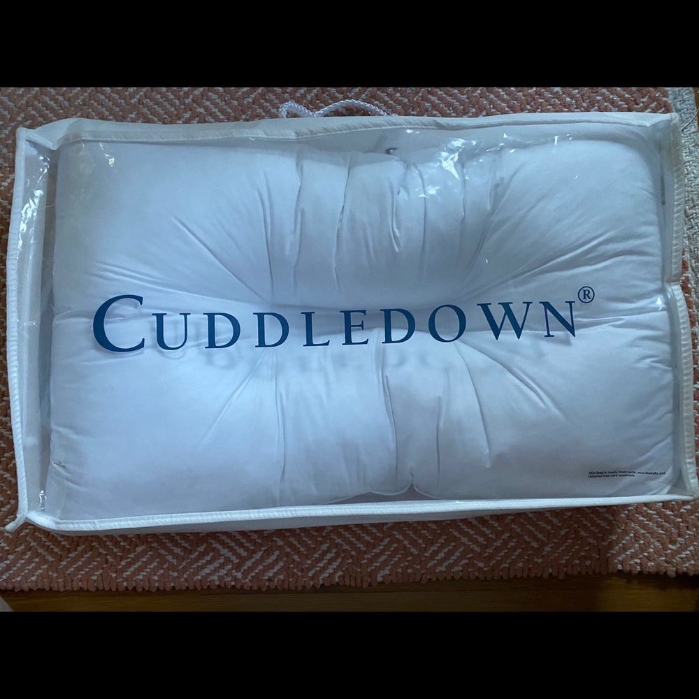 Set of two Cuddledown pillows